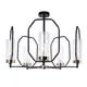 Люстра потолочная Arte Lamp A7004PL-5BK Celaeno 5 ламп цвет черный