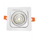 Светильник точечный светодиодный встраиваемый LUMINA DECO LDC 8065-10W WT Fostis нейтральный белый свет цвет белый