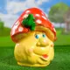 Садовая фигура Хорошие сувениры Лягушка на Мухоморе 19x21x26 см