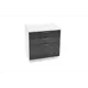 Напольный шкаф Сурская мебель 80x81.6x47.8 см 3 ящика ЛДСП цвет черный