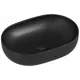 Накладная раковина CERAMICANOVA Element CN6047MB Овал 60 см Чёрный Матовый