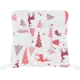 Сидушка Altali Скандинавия 40x40 см цвет серо-красный