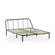 Кровать Квадрат Мира 140x83x0 см цвет черный