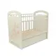 Кровать детская Sweet baby Rosa 73x103x123 см цвет слоновая кость