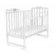 Кровать Sweet baby Mario neve 72x109x125 см цвет белый
