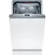 Встраиваемая посудомоечная машина Bosch SPH4HMX31E 44.8x55x81.5 см 6 программ цвет белый/серебристый
