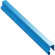 П-планка для профнастила 20x10x15 мм 2 м 0.4 мм RAL 5005 синий