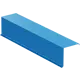 Планка торцевая 90x90x2000 мм 0.4 мм RAL 5005 синий