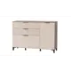 Комод Тоскана 3 ящика 135.2x44.6x93.5 см ЛДСП цвет бежевый, коричневый