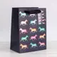 Пакет подарочный (S) "Africa zebra" black 18x23x10 см