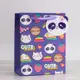 Пакет подарочный (S) "Many cute love" purple 18x23x10 см