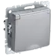 Розетка встраиваемая Iek Brite BR-R16-16-K47 с заземлением цвет алюминий