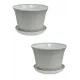Горшок цветочный N-Kahpo-2/-36301-08 Violet 20.3 см 3 л полипропилен серый