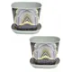 Горшок цветочный N-Kahpo-2/-38113-50 Violet 0 см 1.3 л полипропилен разноцветный