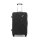 Чемодан Lacase New delhi 45x70x27 см abs-пластик цвет черный матовый