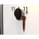 Крючок Граф держалкин 2x10x2.5 см 5 крючков цвет черный матовый