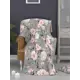 Плед Homepick из флиса с принтом RosesGrey 24658, 140x200 см