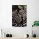 Картина без обрамления Art debut gallery "Зебры" 30x45 см