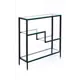 Консоль напольная AllConsoles 1014-CB clear 80x80x25 см сталь