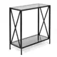 Консоль напольная AllConsoles 1033-CB grey 80x80x35 см сталь