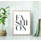 Постер 28 картин "Фешн. Надпись fashion" 50x70 см в подарочном тубусе без рамы