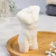 Свеча фигурная "Силуэт мужчины" 12x7.5 см белая