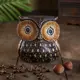Интерьерный сувенир "Пятнистая сова" 9x9x11 см