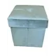 Пуф October home Xf-14 38x38x38 см цвет голубой
