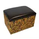 Банкетка October home Тигровый 61x41x46 см цвет бежевый