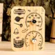 Деревянный термометр и гигрометр для бани и сауны Simaland Банщик 14x18 см