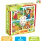 Пазл 4 в 1 Любимые сказки Puzzle Time