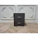 Тумба прикроватная DG-home Estetika Enigma 40x52x38 см 2 ящика ЛДСП цвет темно-серый