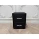 Тумба прикроватная DG-home Estetika Montana 40x52x38 см 2 ящика ЛДСП цвет черный