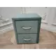 Тумба прикроватная DG-home Estetika Valery 40x52x38 см 2 ящика ЛДСП цвет синий
