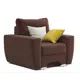 Кресло-кровать Шарм-дизайн Еврошаг 107x100x99.5 см велюр цвет шоколад