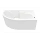Ванна Creto Doris 14-170105R акрил 170x105см правая с каркасом и экраном