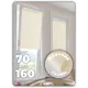 Рулонная штора Evoli ДУЭТ 70x160 см цвет светло-бежевый