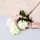 Цветы искусственные Георгин садовый 9x60 см белый