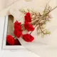 Цветы искусственные Гвоздика кустовая d-6 см 59 см красный