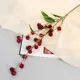 Цветы искусственные Кровохлебка 83 см бордовый