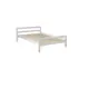 Кровать Элегия Массив 171x75x207 см цвет белый