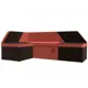 Диван Лига Диванов Дуглас 110638L 190x84x122 см микровельвет цвет коричневый/коралловый