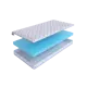 Матрас SkySleep Flex Plus 8 145x200 см беспружинный, полутораспальный, ортопедический
