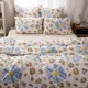 Комплект постельного белья Веселина Цветы Лео двуспальный 2 наволочки 70x70, бязь, разноцветный