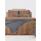 Пододеяльник Medsleep 1016.01517, 205x145 см, перкаль, цвет коричневый