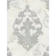 Обои флизелиновые Euro decor Poeme 1.06 м белые с серебром 7190-01