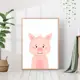 Постер 28 картин "Свинка" 50x40 см в подарочном тубусе без рамы