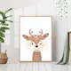 Постер 28 картин "Олень" 463.20-4, 50x40 см в подарочном тубусе без рамы