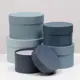 Набор круглых коробок Upak land 5 в 1 "Барракуда" 23x23x14 - 15x15x10 см