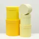 Набор круглых коробок Upak land 5 в 1 "Нарцисс" 23x23x25 - 15x15x15 см